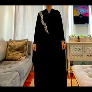 Elegant Alshal Black Abaya